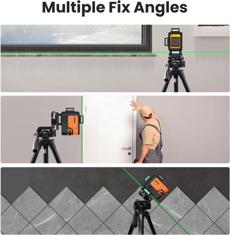DOVOH Heavy Duty Tripod for Laser Level, Adjustable Height for Camera with Bubble Level 1/4"-20 Screw Mount, DH151 - Image 5
